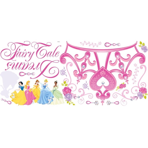 Disney Princess Crown Giant Wall Decals