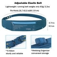 thumbnail image 3 of AONIJIE Running Belt for Men Women, Hands-Free & Lightweight Waist Bag, Night Reflective Design, Blue, 3 of 8