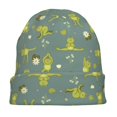 thumbnail image 7 of Rocae Cute Yoga Frogs for Beanies Hats for Men Women Warm Chunky Knit Hats Winter Adult Milk Silk Knitted Beanie, 7 of 7
