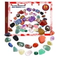 thumbnail image 1 of Calendario de Adviento de mineral de Navidad, cuenta regresiva con rocas, decoración navideña, regalo de vacaciones de Año Nuevo, 24 días, 2023, 1 of 4