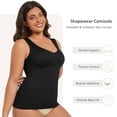 thumbnail image 5 of MISS MOLY Shapewear Tummy Control Tank Top Compression Tanks for Women V-Neck Camisole Cami Slimming Body Shaper, 5 of 7