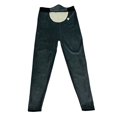 thumbnail image 2 of Gibobby pantalones de mujer Pantalones térmicos para hombre Pantalones de algodón de talle con rodilleras（Negro， XXXXL), 2 of 5