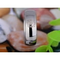 thumbnail image 3 of Silver Tungsten Firefighter Medical Ring, 3 of 9