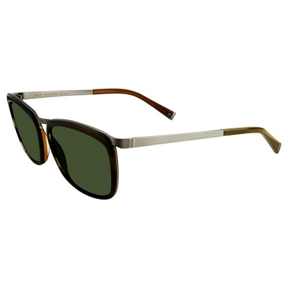 John Varvatos Men's Jv V520 Olive Horn 56/18/145 V520OLI56 Sunglasses