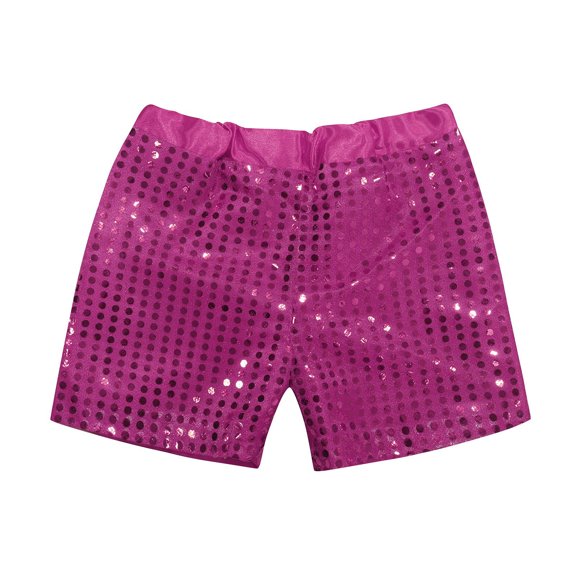 MIASHUI Girls Shorts Toddler Kids Sparkly Sequins Elastic Waist Party Birthday Shorts for Baby Girls Boys