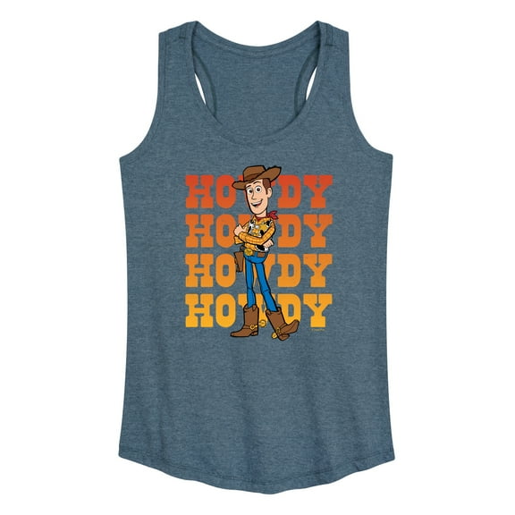 Toy Story - Woody Howdy - Women's Racerback Tank Top