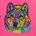 thumbnail image 2 of Colorful Majestic Neon Atric Wolf | Dean Russo Art Animal Lover Unisex Hoodie Sweatshirt, Neon Pink, XL, 2 of 5