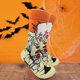 thumbnail image 1 of Calcetines de Halloween por encima del tobillo calcetines transpirables novedosos coloridos para hombres y mujeres, 1 of 5