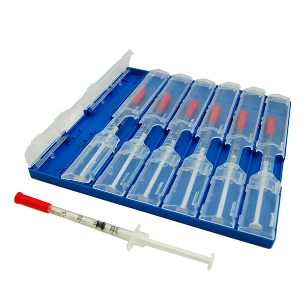 Borinhalbich 7 Compartment Syringe Tray Insulin Protector (Dark Blue