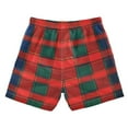 thumbnail image 7 of FORMRS Boys Swim Trunks Quick Dry Mesh Liner Boardshorts Sizes XS-XL, Red and Blue Pattern, 7 of 7