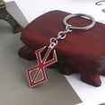 thumbnail image 4 of UDIYO Women Simple Anime Cosplay Red Sword Shape Charm Pendant Keychain Necklace Gift, 4 of 7