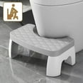thumbnail image 2 of 1PC Waterproof Squatty Potty Toilet Stool Toilet Foot Stool Squat Stool For Pregnant Woman Children Adult Old People, 2 of 9
