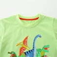 thumbnail image 5 of Tdoqot Toddler Boys Graphic T Shirts- Short Sleeve Soft Casual Cotton Kids Summer Tops Green Size 3 T, 5 of 7