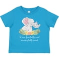 thumbnail image 3 of Inktastic I Am Fearfully and Wonderfully Made Elephants and Flowers Boys or Girls Toddler T-Shirt, 3 of 5