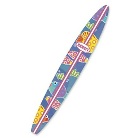 Hawaiian Emery Boards 3 Pack Rainbow Fish (Best Dress Up And Make Up Games)