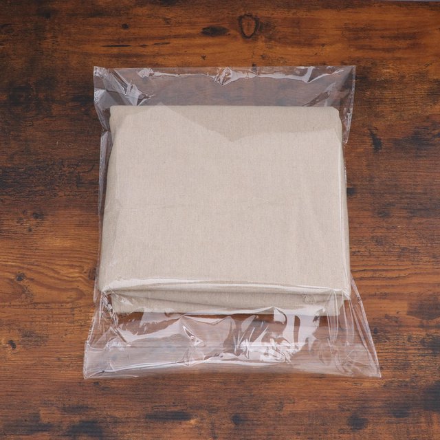 Mobutofu 100Set Plastic Shirt Bags Clothes Packing Bags Transparent Double Layers Clothes Protection