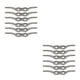 thumbnail image 4 of Speravity Abrazadera de cuerda de amarre para barcos, ganchos de asta de bandera de acero inoxidable 316, herrajes de lona extraíbles, cuerda de 4 pulgadas 6PCS 2piezas, 4 of 6