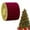 Wine, variant on Velvet Wired Ribbon, 2.36inch 2 Yards Velvet Christmas Ribbon, Decorative Ribbon with Gold Edge, Soft Ribbon for Christmas Tree Topper Bow Decoration, Baskets, Wreaths, DIY Crafts, Gift Wrapping