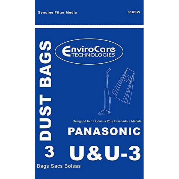 PAPER BAG, PANO TYPE U/U3 UPRIGHT ENV 3PK