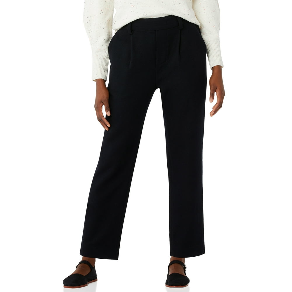 Free Assembly - Free Assembly Women’s Tapered Pull On Pants - Walmart ...