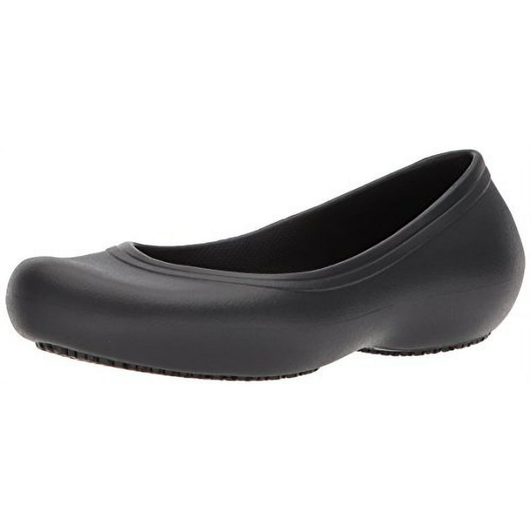 Kalksten dialog evig Crocs at Work Women's Slip Resistant Flat Work Shoes - Walmart.com
