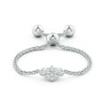 thumbnail image 2 of ANGARA Natural 0.02 Ct. Diamond Stackable Ring in 14K White Gold for Women (Ring Size: 3.5), 2 of 9