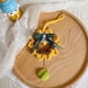 thumbnail image 3 of Adorno colgante para coche con girasoles y campanas, colgante para espejo de coche, decoración interior de coche, accesorios para coche, 3 of 4