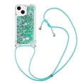 thumbnail image 1 of Funda FOXDOCK para iPhone 15 con Cuerda Ajustable, Brillo Líquido, Protección Antigolpes y Lente – Ideal para Regalo, 1 of 6