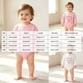 thumbnail image 4 of mgoYE Mama's Bestie Matching Outfit Newborn Baby Girl Long Sleeve Romper Toddler Girl Pullover Sweatshirt Top(Red,6-12 Months), 4 of 5