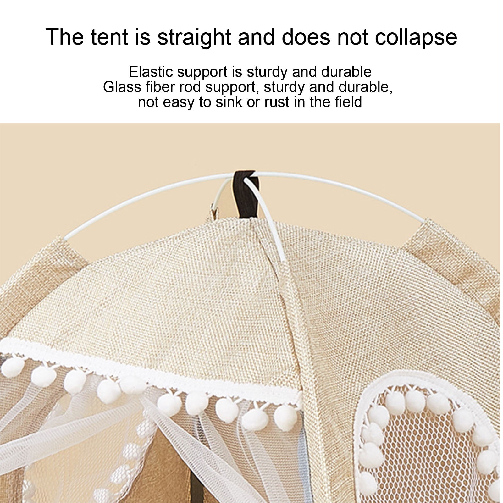 Pet Teepee Dogs Bed for Dogs Outdoor Camping Resting Tent Portable Lightweight Puppy Pet Tent