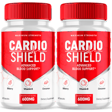 Cardio Shield Support Pills Advanced Glycogen Support Supplement 120 Capsules