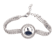 thumbnail image 1 of Familia estrellas geometria art patron Pulsera de tobillera de cadena de tenis, joyería de diamantes, 1 of 3