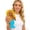 琳达1340, variant on LEFTHIGH Home Cute Black Home Alien Soft Stress Relief Fidget Decor with Yellow Hair Blue Tail Sensory Decor for Homes and Adults 17cm