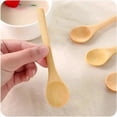 thumbnail image 1 of Set de 6 cucharas de bambú reutilizables para postres y salsas, 1 of 2