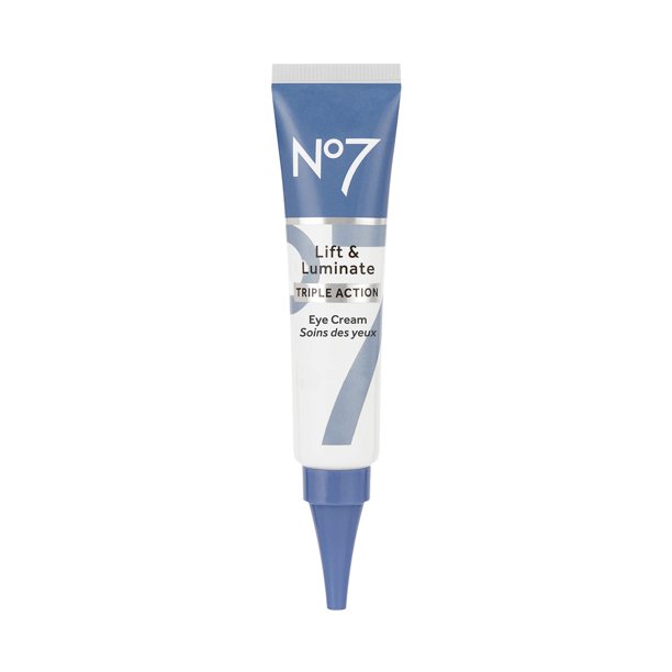 Crema de ojos No7 Lift & Luminate de triple acción antienvejecimiento, 15 ml