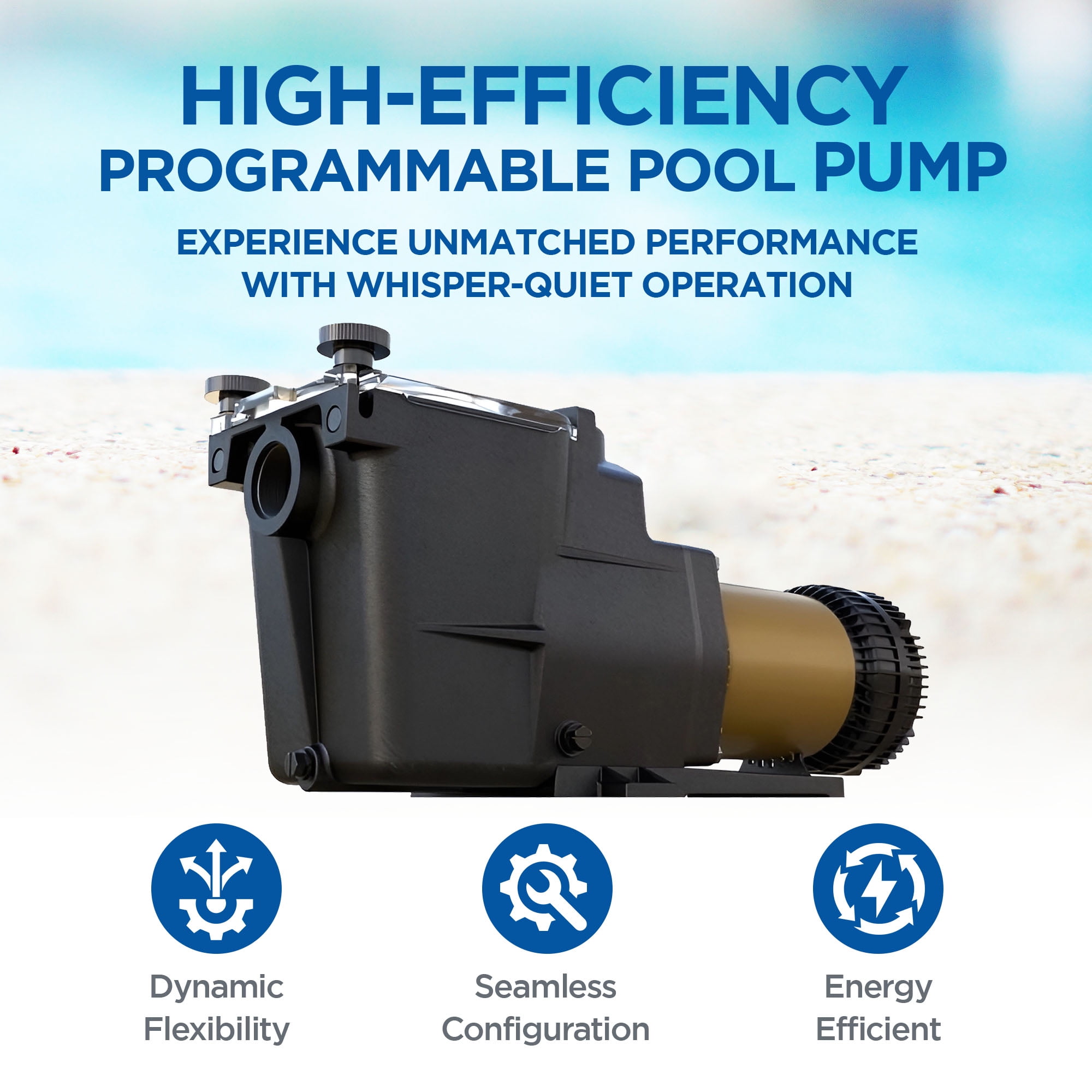 Hayward Super Pump XE 2.25 HP Ultra-High Efficiency Pool Motor