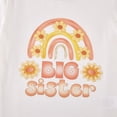 thumbnail image 6 of ESHOO Little Sister Big Sister Matching Outfits Toddler Girls Cotton T-shirt Tops Newborn Baby Romper, 6 of 8