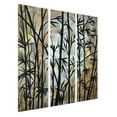 thumbnail image 3 of Bamboo Shoots Metal Wall Art - Set of 3 - 26W x 23.5H in., 3 of 3