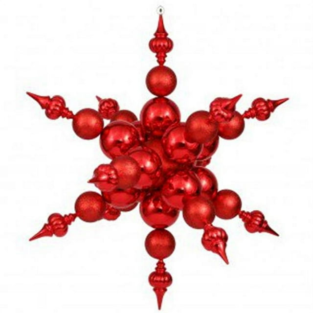 Vickerman N115203 39 Po. Flocon de Neige Radical Rouge Scintillant