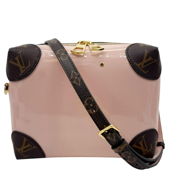 Pre-Owned Louis Vuitton Venice Patent Miroir Leather Crossbody Bag Rose Ballerine