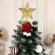 thumbnail image 4 of Long Velvet Christmas Tree Pendant Window Hanging Ornaments, Christmas Tree Decoration Pendant, Elegant Velvet Fabric, Festive Holiday Decor, for Living Room, Metal Frame, for Bedroom, 4 of 9