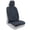 Gray, variant on BDK UltraFit Waterpoof Car Seat Towel Cover, Black Trim – Washable Sweat Seat Protector, Ideal for Gym Swimming Surfing Running Crossfit, Fits Most Auto Truck Van and SUV