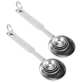 thumbnail image 4 of 2 Set Multifunction Stainless Steel Measuring Scoop Spoon for Kitchen Baking Supplies, 4 of 5