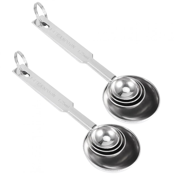 FOXAS Juego De 6 Cucharas De Helado, Cucharas De Postre, Elegantes Cucharas De
