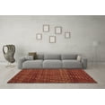 thumbnail image 3 of Ahgly Company Indoor Square Southwestern Brown Country Area Rugs, 6' Square, 3 of 4