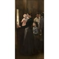 thumbnail image 3 of Jean Geoffroy 9x14 Black Modern Framed Museum Art Print Titled - ‘The Work of the Drop of Milk’ at the Belleville Dispensary (Triptych) (1903), 3 of 5