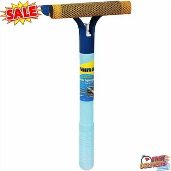 Liquid-Filled Spray Squeegee Car Window Glass Cleaning Pump Refillable Scrubber