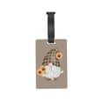 thumbnail image 6 of Balery Sunflower Gnomes 4 Print Durable Luggage Tags with Secure Strap, Personalized Travel ID Tags for Suitcases, Bags, and Backpacks - Easy Identification for Men and Women, 6 of 8