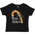 thumbnail image 3 of Inktastic Merry Christmas Red and Gold Candy Cane Boys or Girls Baby T-Shirt, 3 of 5