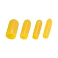 thumbnail image 3 of Uxcell 100Pcs Round Rubber End Caps 3/32" 1/8" 5/32" 1/4" Yellow Vinyl Cover Screw Thread Protectors Assortment Kit, 3 of 6